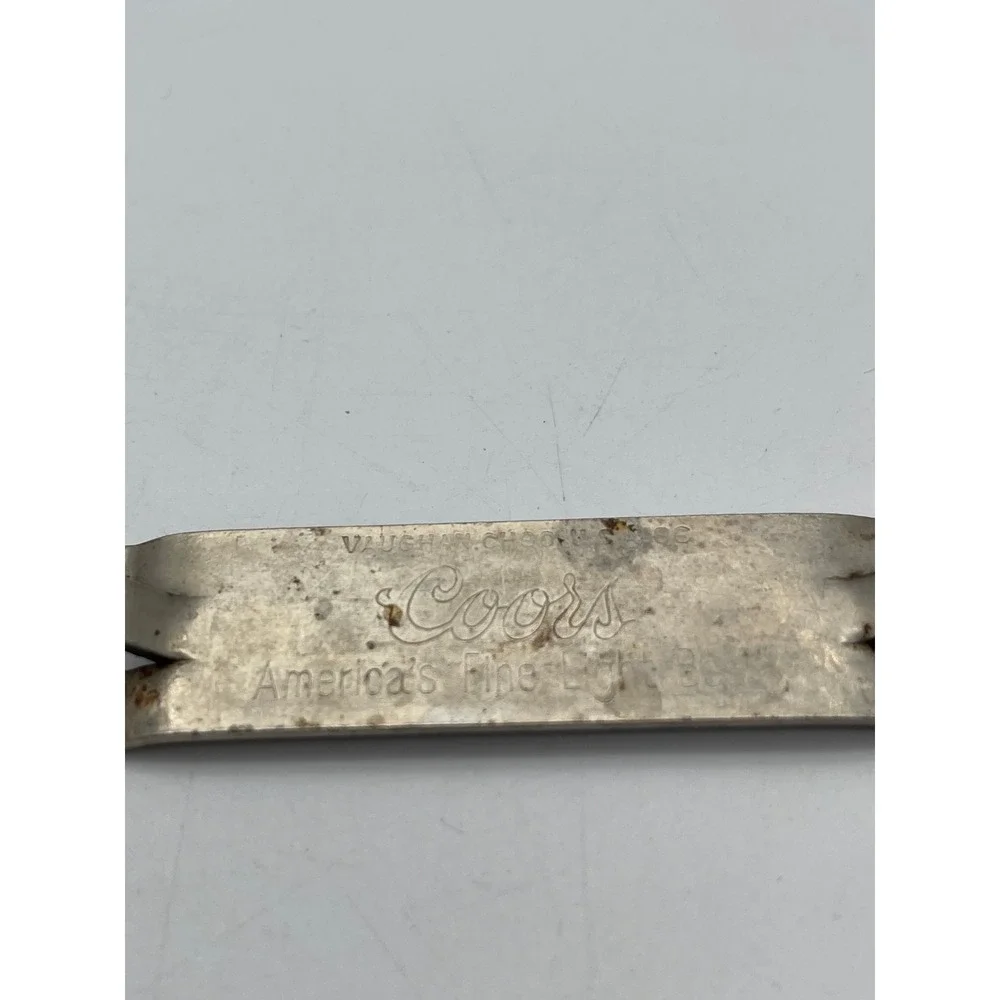 Vintage Coors Americas Fine Light Beer Bottle Opener Vaughan Chicago Church Key